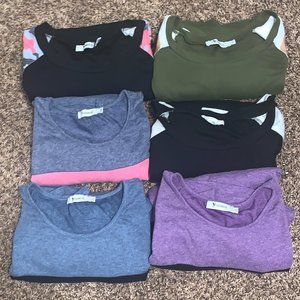 6 Women's Long Sleeved Tees - Women 2XL